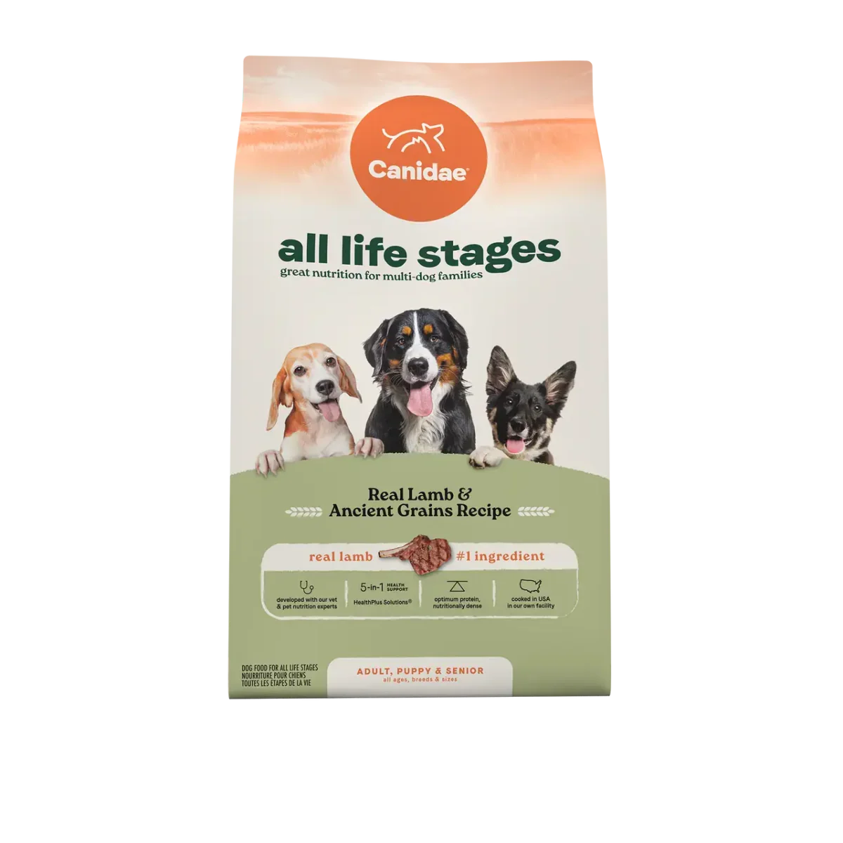 All Life Stages Dry Dog Food, Real Lamb & Ancient Grains Recipe - Talis Us