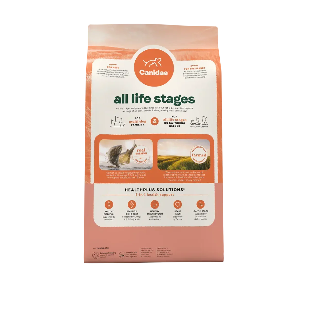 All Life Stages Dry Dog Food, Real Salmon & Ancient Grains Recipe - Talis Us