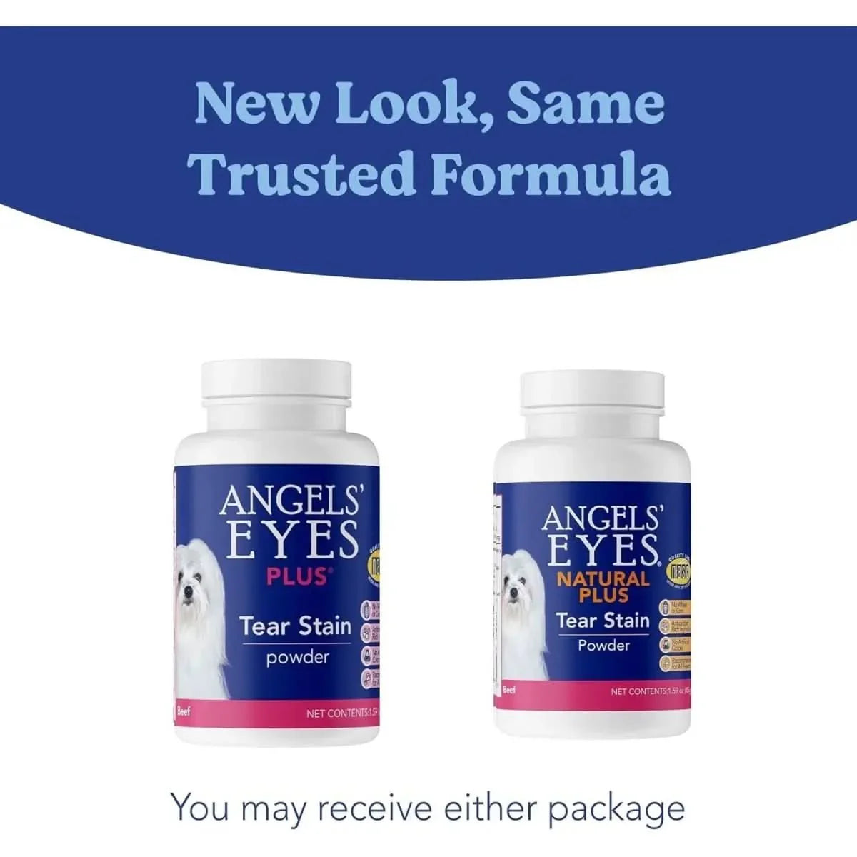 Angels' Eyes Natural Plus Beef Flavored Powder Tear Stain Supplement for Dogs & Cats - Talis Us