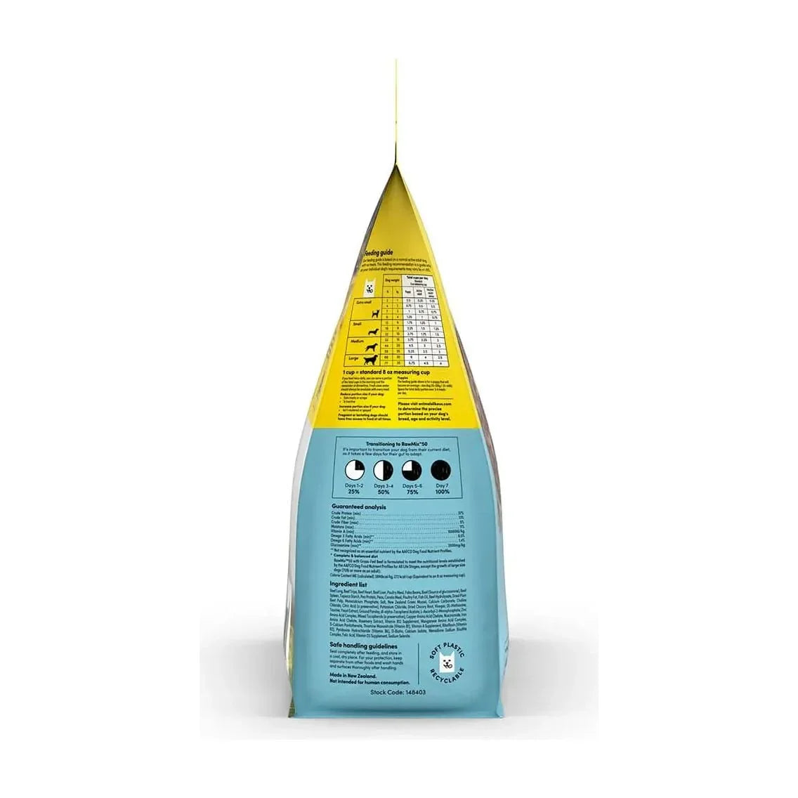 Animals Like Us Freeze Dried RawMix50 Grass - Fed Beef Dog 4 lb - Talis Us