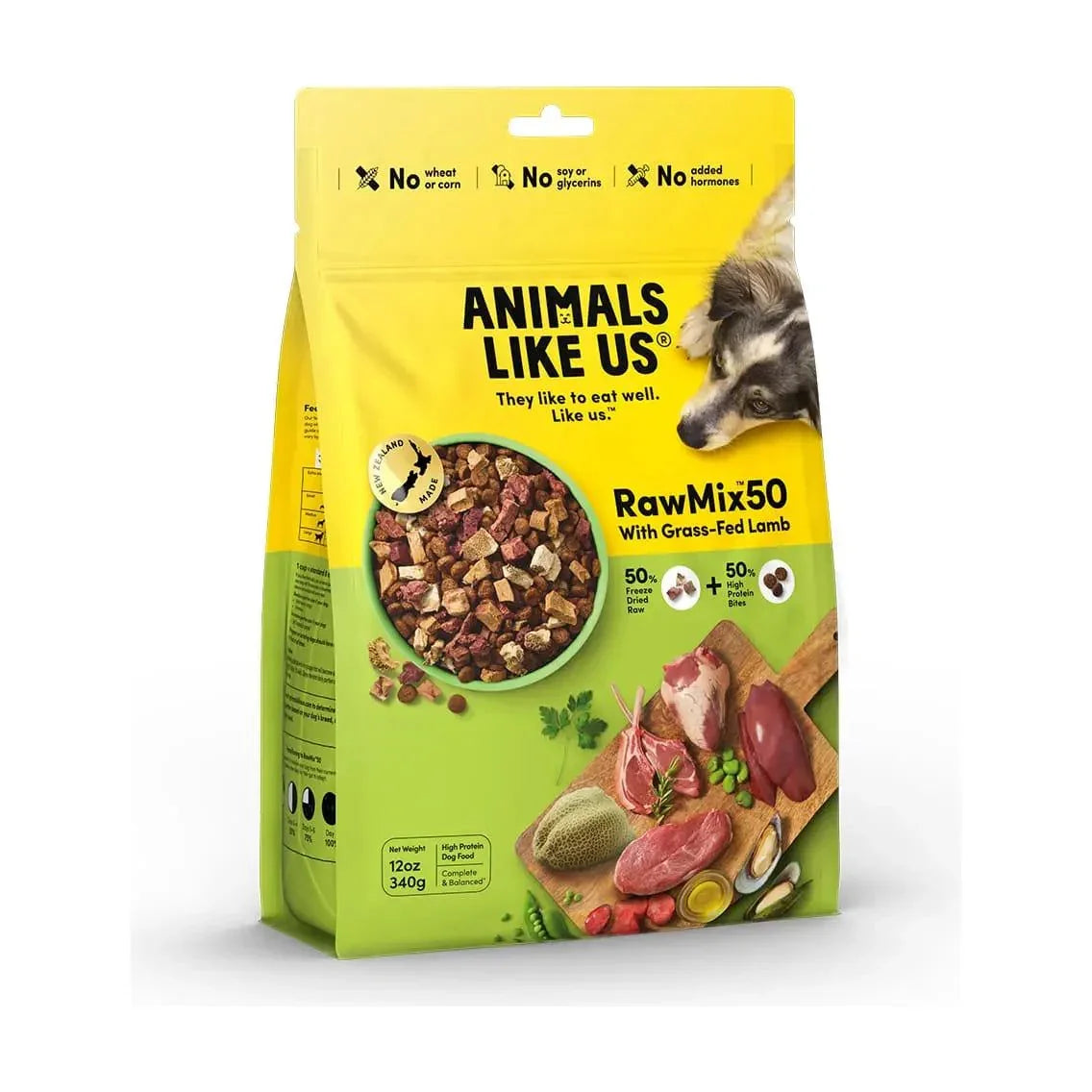 Animals Like Us Freeze Dried RawMix50 Grass - Fed Lamb Dog - Talis Us