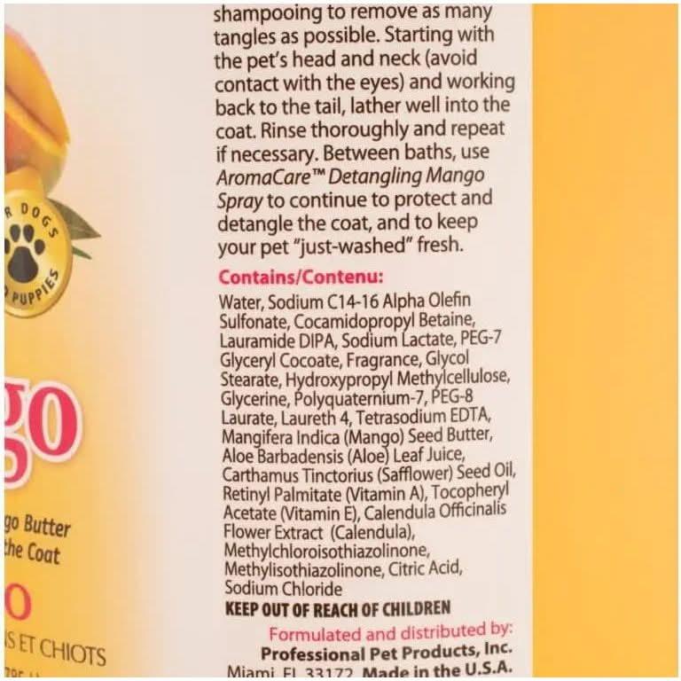 AromaCare Detangling Mango Shampoo - Talis Us