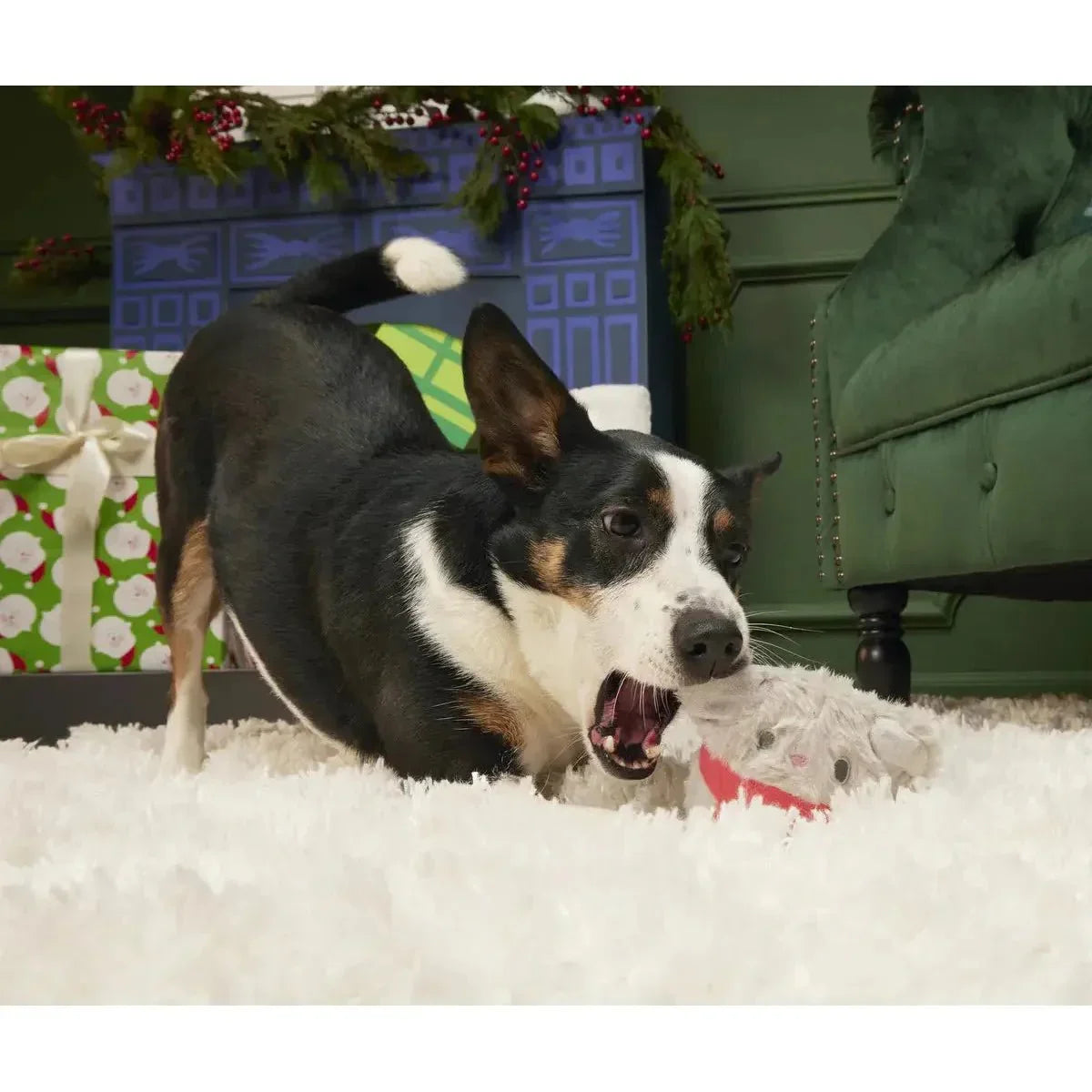 BARK Merry Chris - Mouse Rip & Reveal Super Chewer Dog Toy - Talis Us