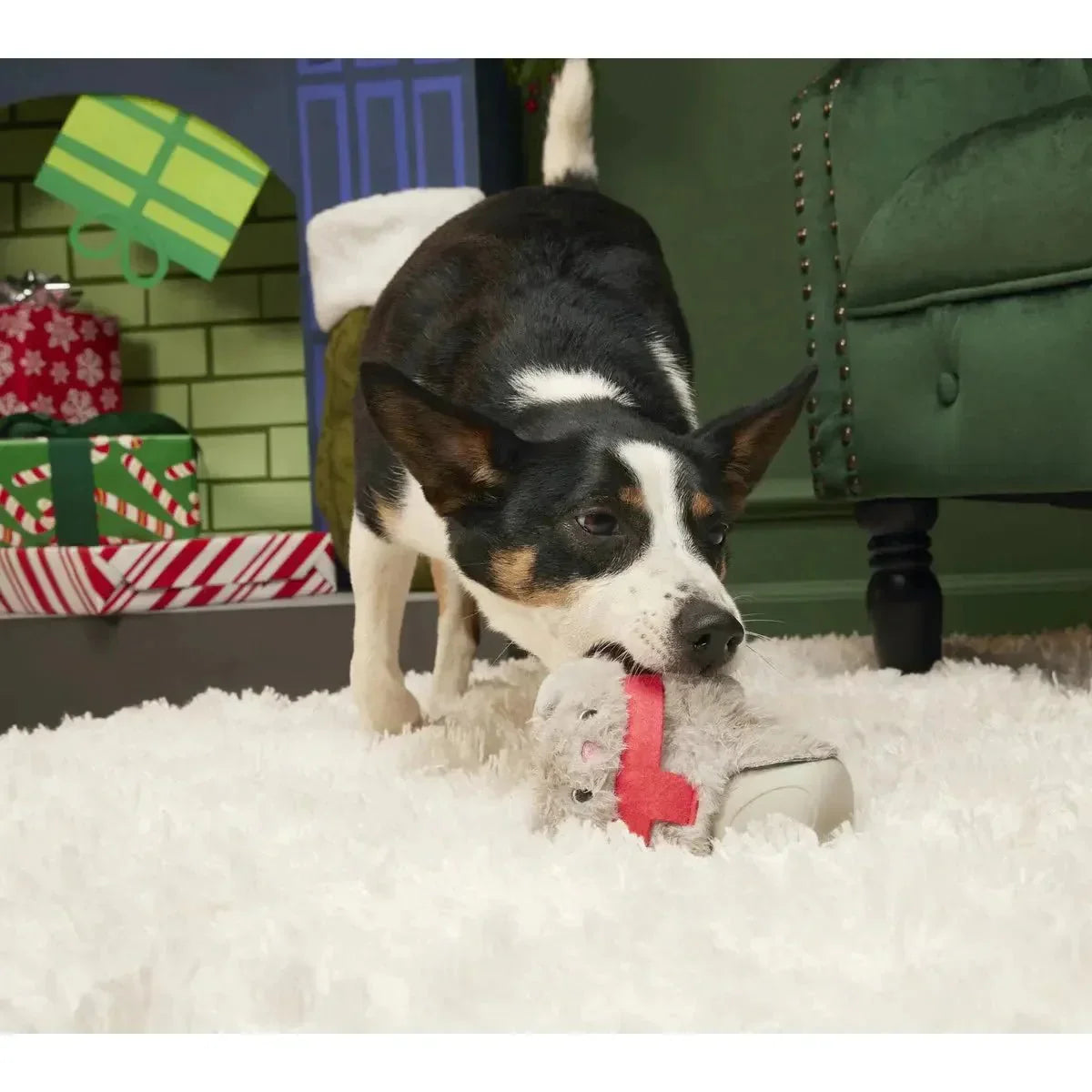 BARK Merry Chris - Mouse Rip & Reveal Super Chewer Dog Toy - Talis Us