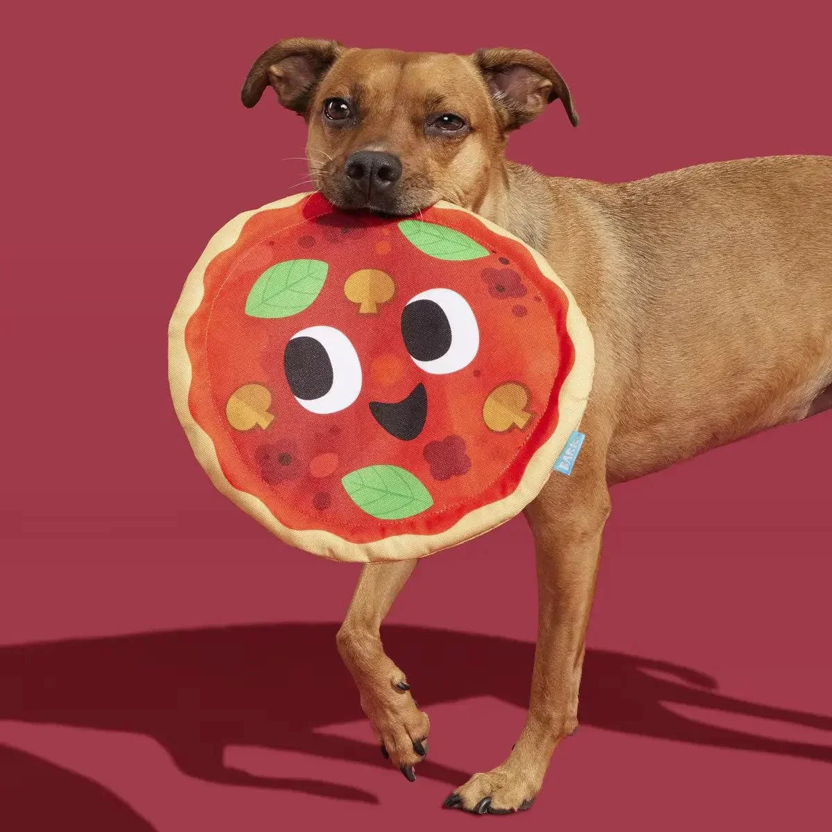 BARK Signore Pizza Face Plush Dog Toy - Talis Us