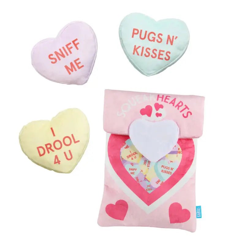 BARK Squeakhearts Dog Toy for Playful Pups - Talis Us