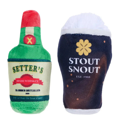 BARK Wee Nip & Sip St. Patrick's Day Plush Dog Toy - Talis Us