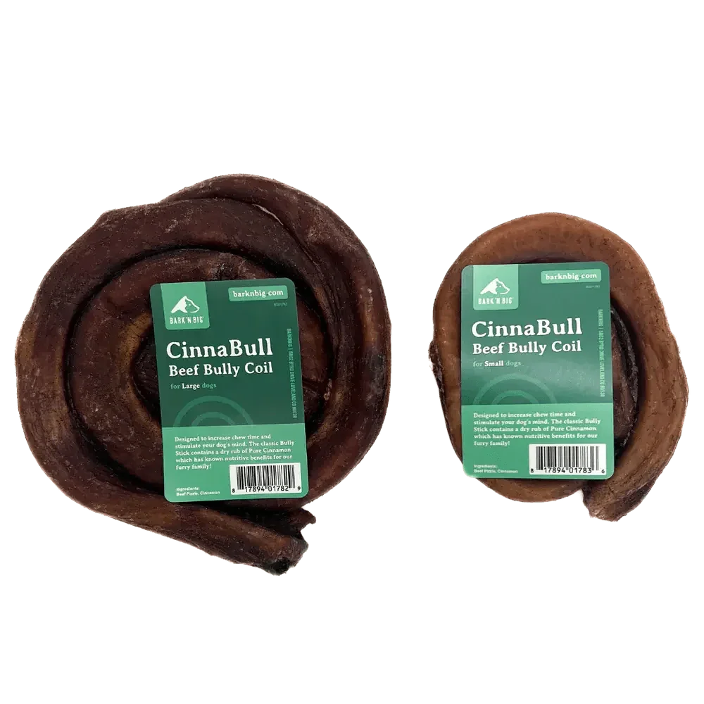 BarkNBig CinnaBull Bully Coil Dog Treats 1ct - Talis Us