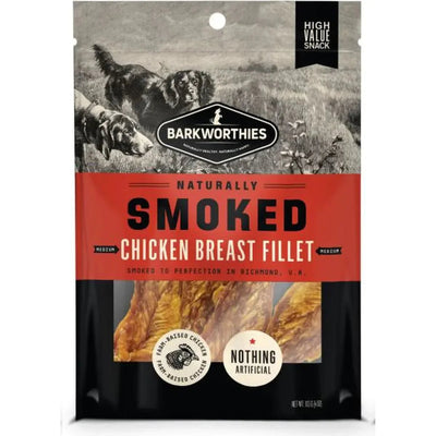Barkworthies Smoked Chicken Fillet Dog Treats 4oz - Talis Us