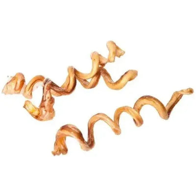 Best Buy Bones USA Jumbo Pizzle Swizzle CorkScrew Dog Treats 9" / 12 ct - Talis Us