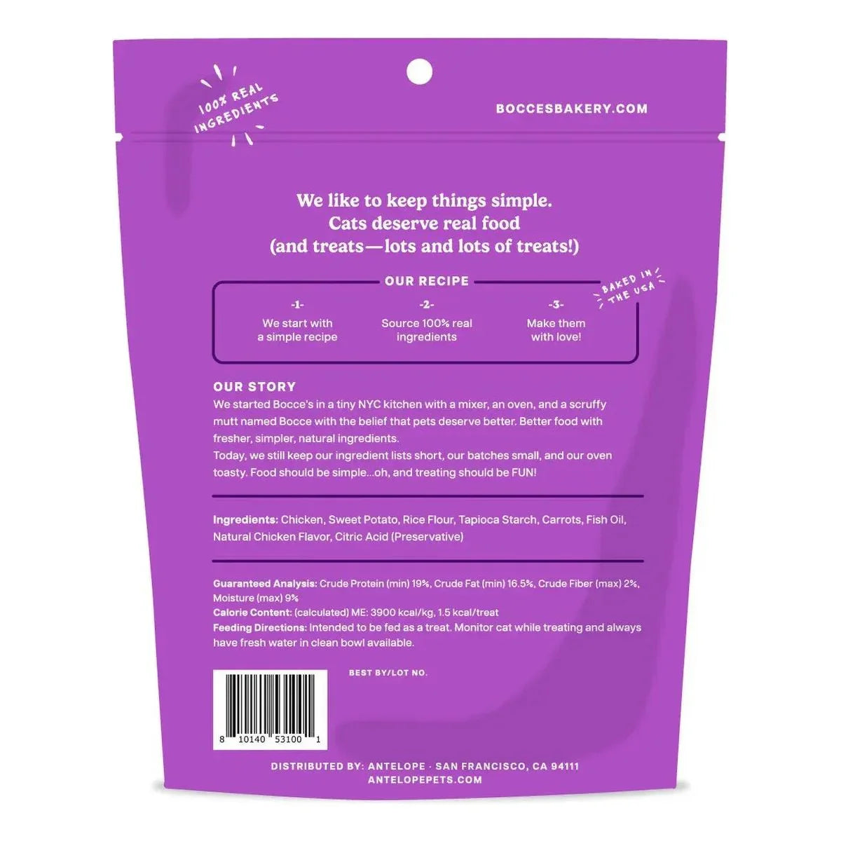 Bocce's Bakery Love Potion No. Feline Cat Treats 2oz - Talis Us