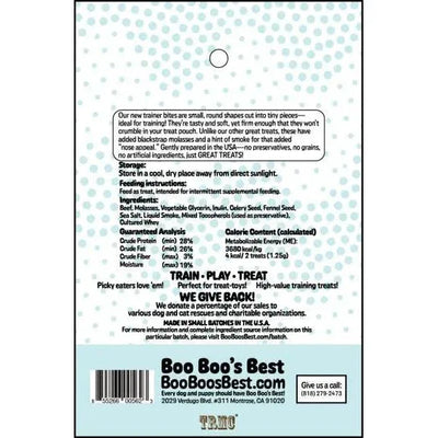Boo Boo's Best Beef Trainers Dog Treats 4oz - Talis Us