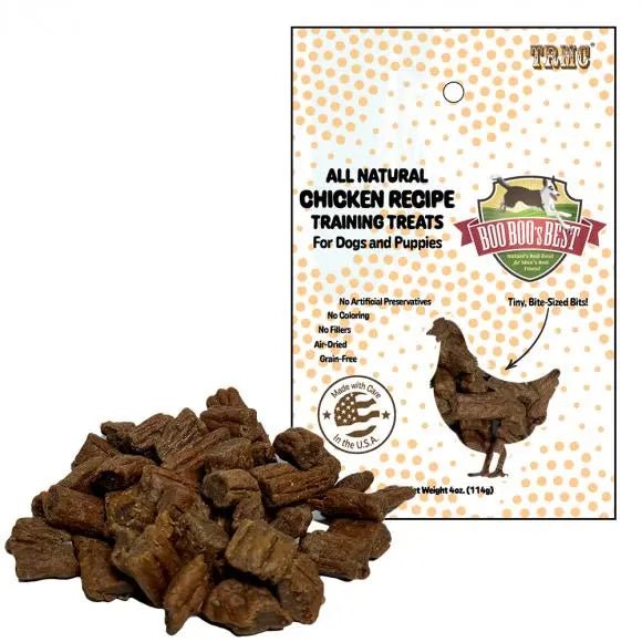 Boo Boo's Best Chicken Trainers Dog Treats 4oz - Talis Us