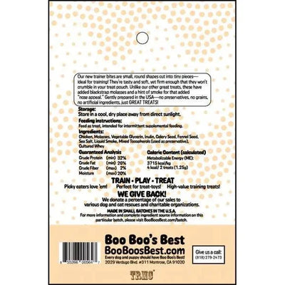 Boo Boo's Best Chicken Trainers Dog Treats 4oz - Talis Us