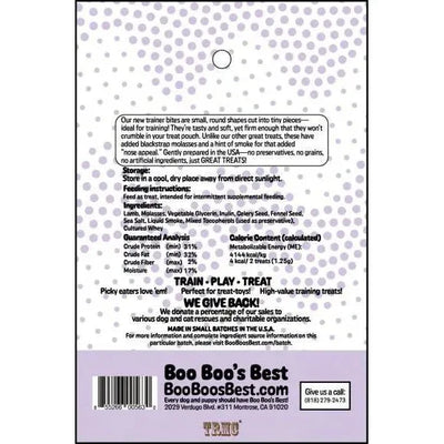 Boo Boo's Best Lamb Trainers Dog Treats 4oz - Talis Us