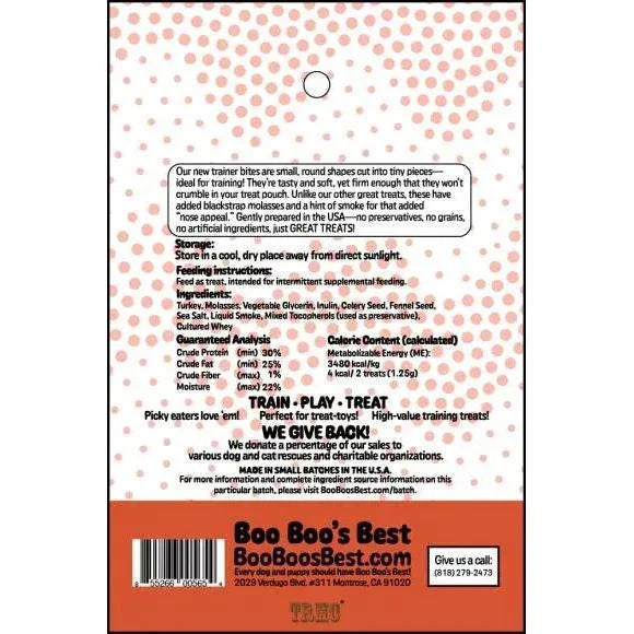 Boo Boo's Best Turkey Trainers Dog Treats 4oz - Talis Us