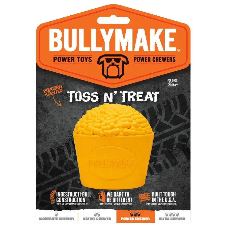 BullyMake Toss n' Treat Flavored Dog Chew Toy - Talis Us
