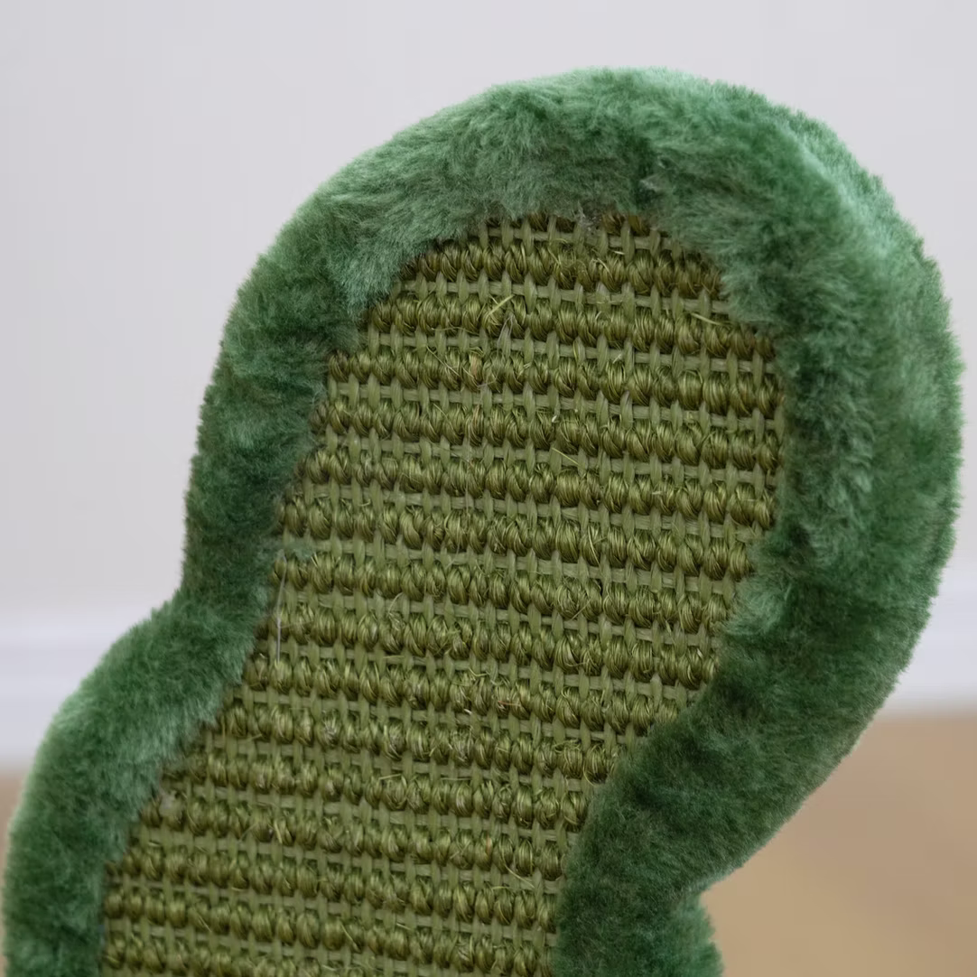 Cactus cat scratching post by PetPals Group with soft green texture and scratchable surface