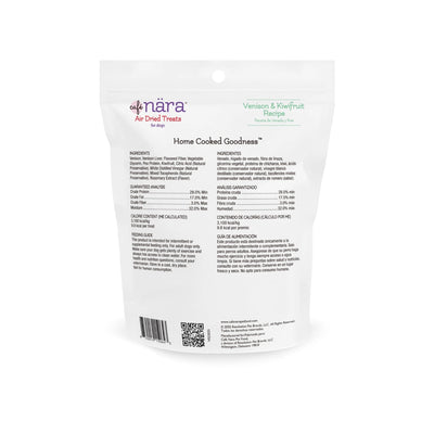 Cafe Nara Air Dried Venison and Kiwifruit Dog Treats 3.5 oz - Talis Us