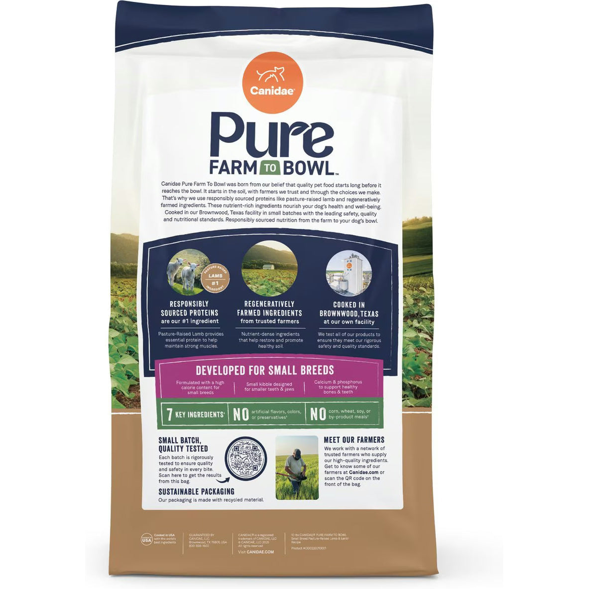 CANIDAE Small Breed Lamb Dry Dog Food with quality ingredients for small dogs