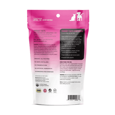 Canine Matrix Turkey Tail Holistic Defense Immune Support Dog Supplement - Talis Us