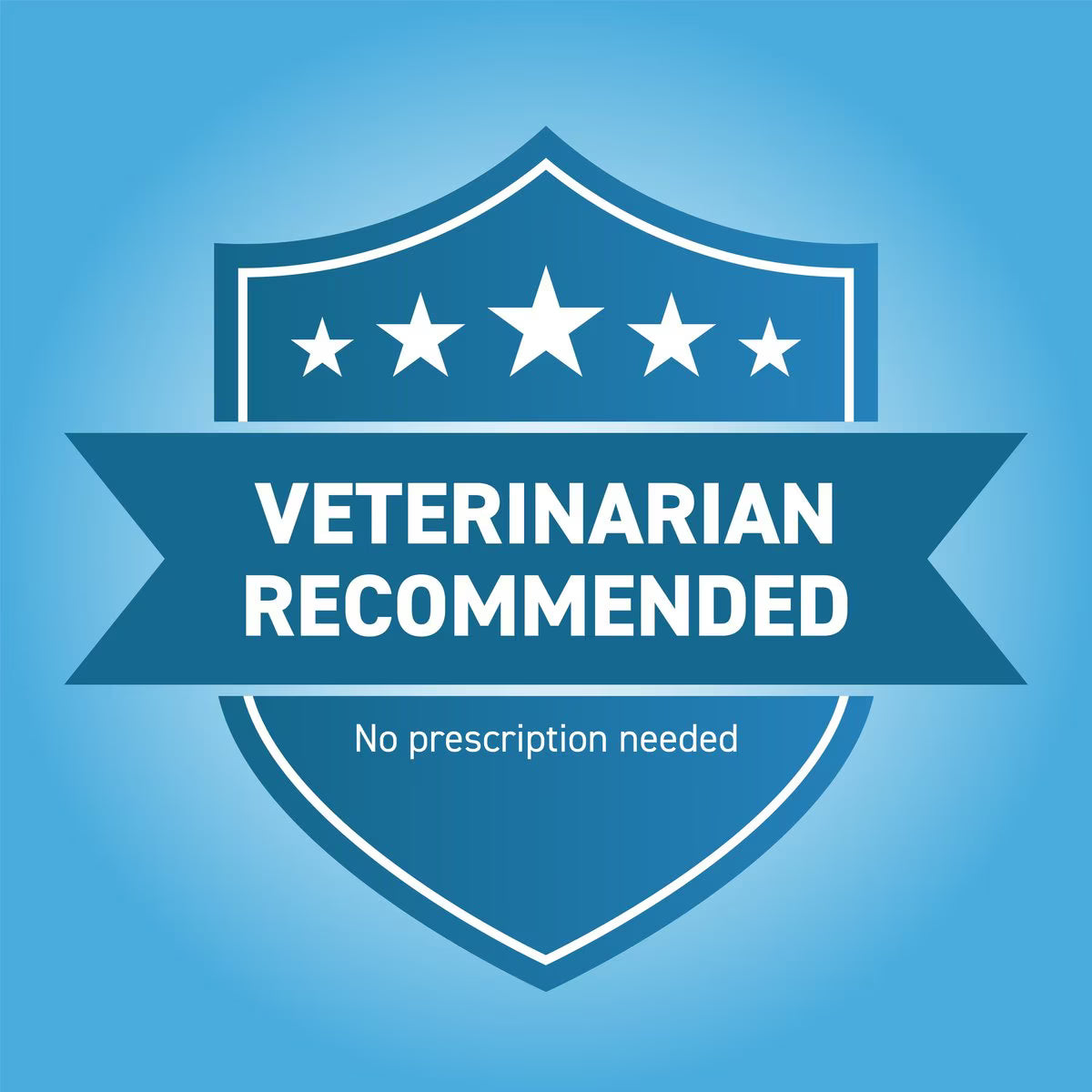 Veterinarian recommended badge for Capstar flea tablets for small dogs, no prescription needed