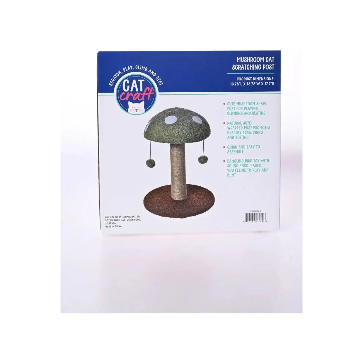Cat Craft Mushroom Cat Scratching Post - Talis Us