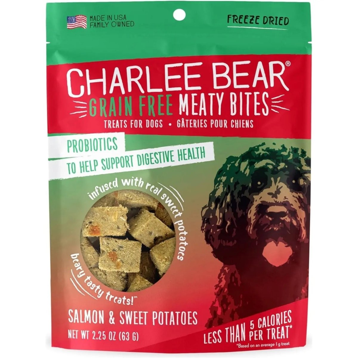 Charlee Bear Meaty Bites Dog Treats 2.5oz - Talis Us