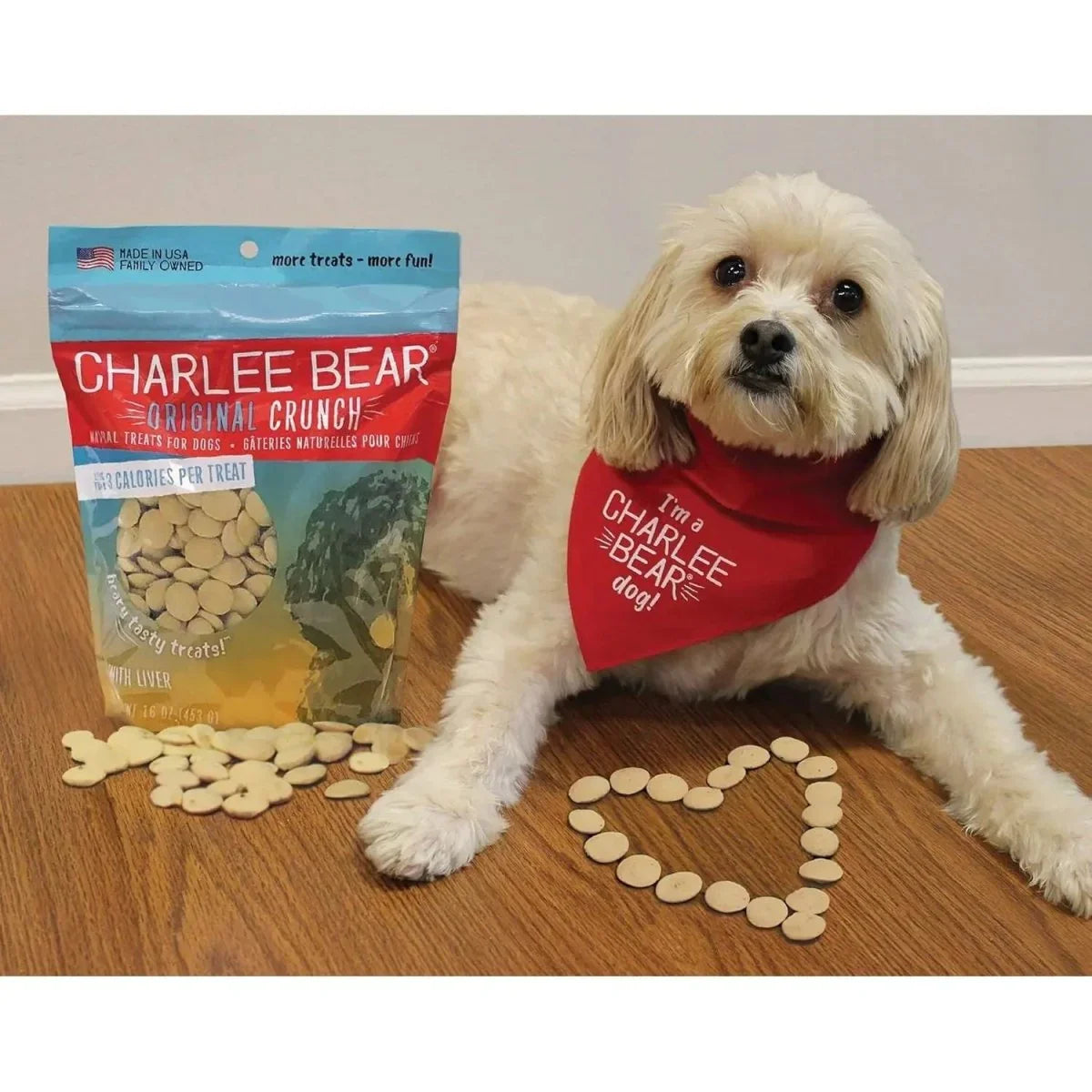 Charlee Bear Original Dog Treats, Chicken Liver - Talis Us