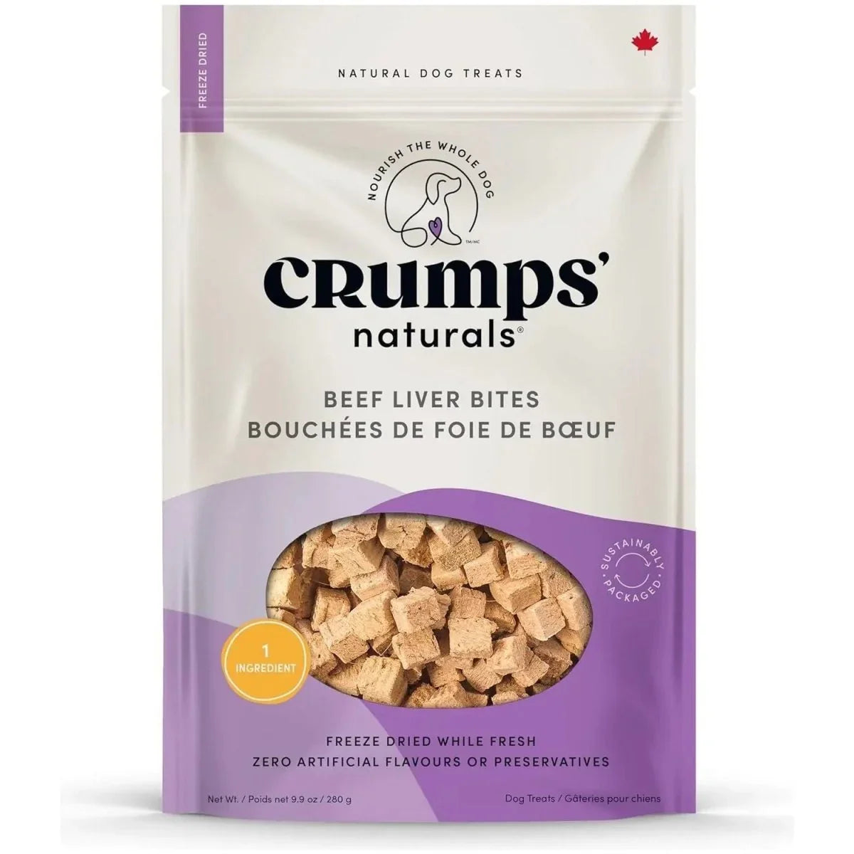 Crumps' Naturals Beef Liver Bites Dog Treats - Talis Us