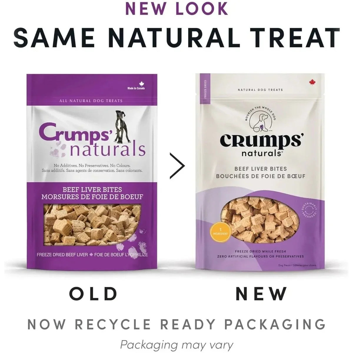 Crumps' Naturals Beef Liver Bites Grain - Free Freeze - Dried Dog Treats - Talis Us