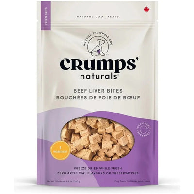 Crumps' Naturals Beef Liver Bites Grain - Free Freeze - Dried Dog Treats - Talis Us