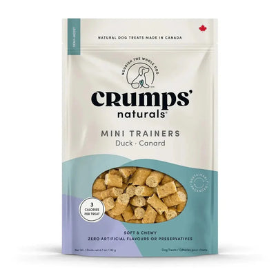 Crump's Naturals Semi Moist Duck Mini Trainers Dog Treats - Talis Us