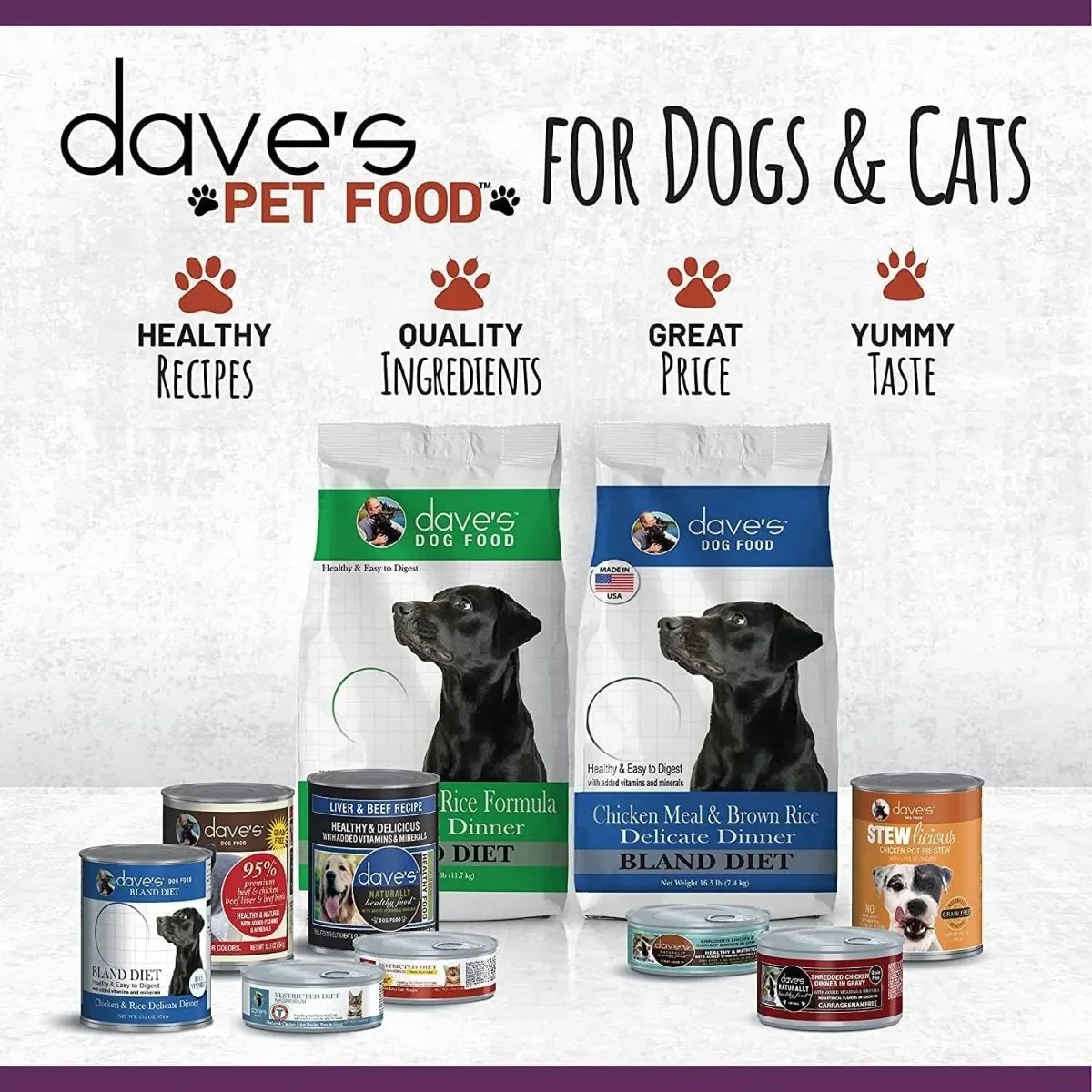Dave's Pet Food Restricted Sodium Chicken Recipe Grain - Free Wet Dog Food 12ea/13 oz - Talis Us