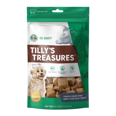 Dr. Marty Tilly's Treasures Beef Liver Dog Treat 4oz - Talis Us