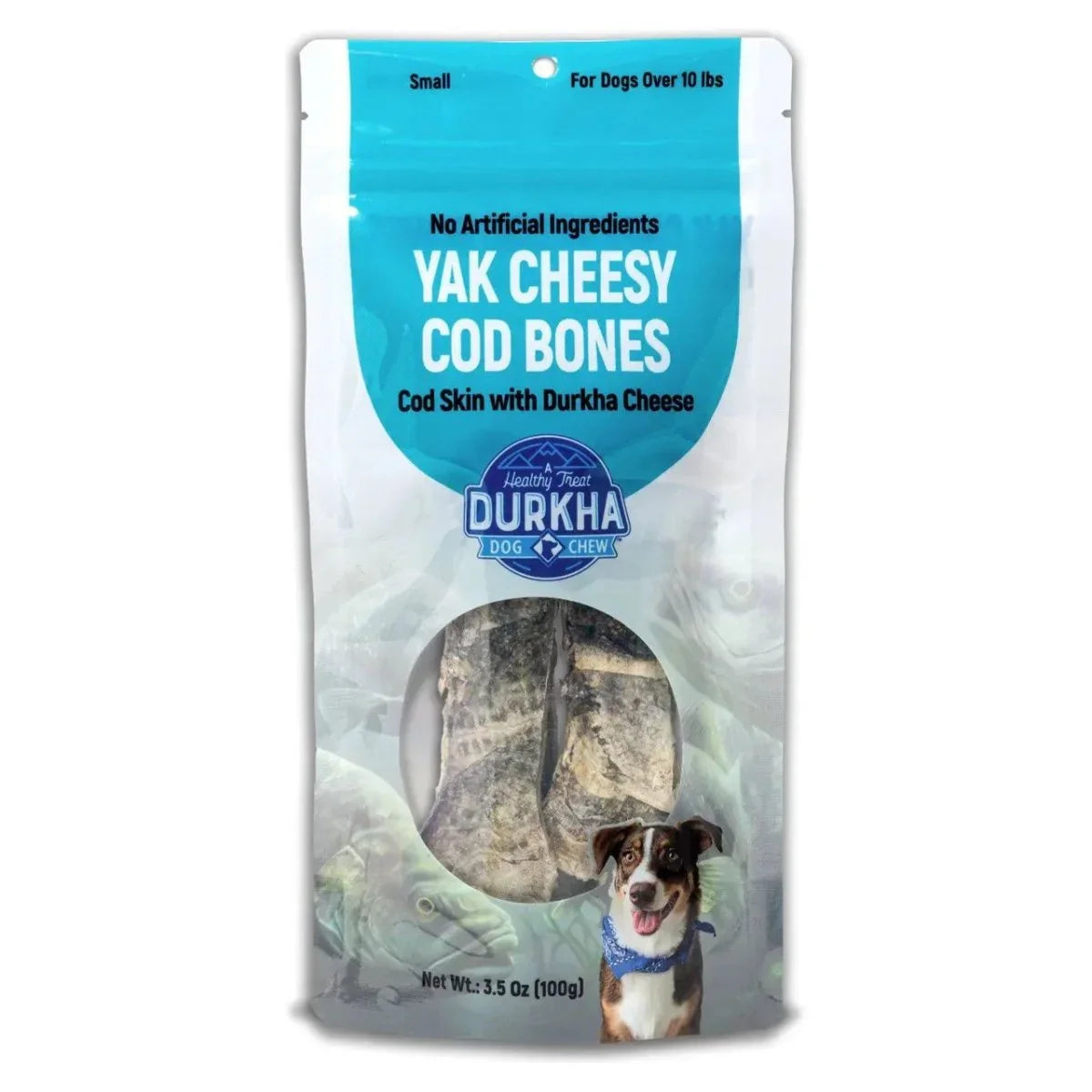 Durkha Himalayan Yak Cheesy Cod Bone Chew Dog Treat - Talis Us