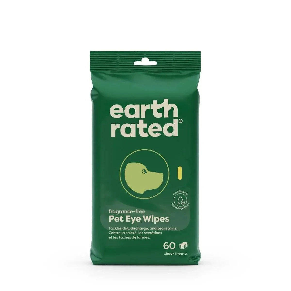 Earth Rated Pet Eye Wipes 60ct - Talis Us