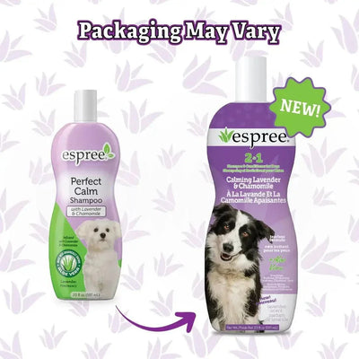 Espree 2in1 Calming Dog Shampoo Lavender & Chamomile 20 oz - Talis Us