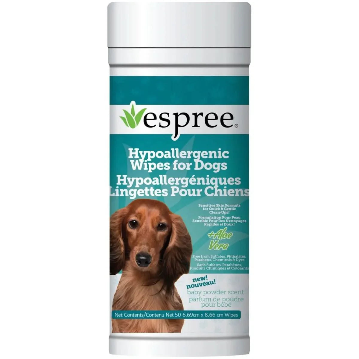 Espree Hypoallergenic Wipes for Dogs 50 ct - Talis Us