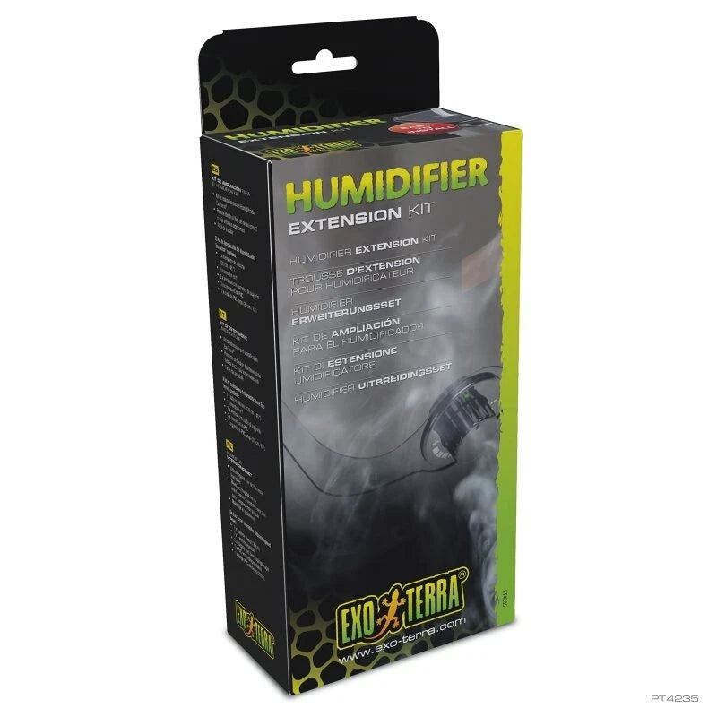 Exo Terra humidifier extension kit attachment for enhancing reptile habitats with adjustable mist output