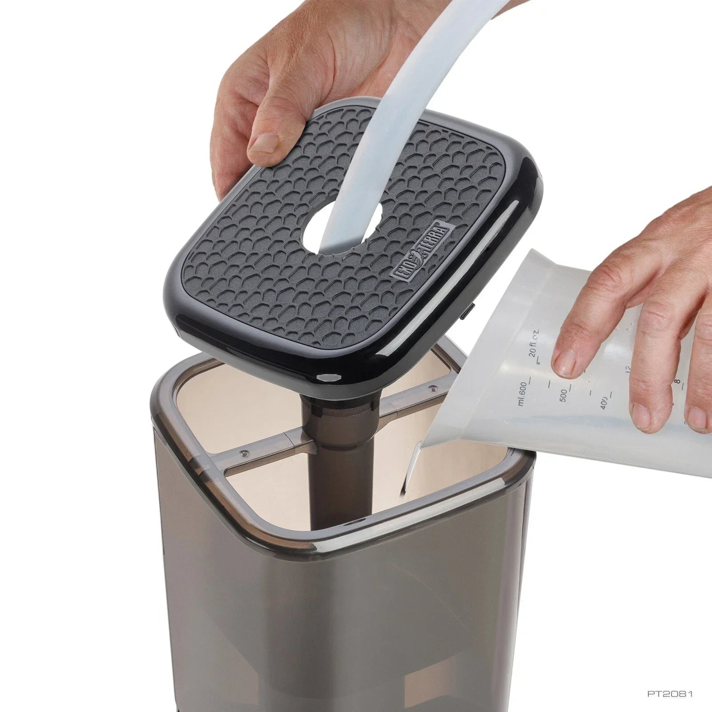 Exo Terra humidifier for reptiles with easy refill system and adjustable mist output