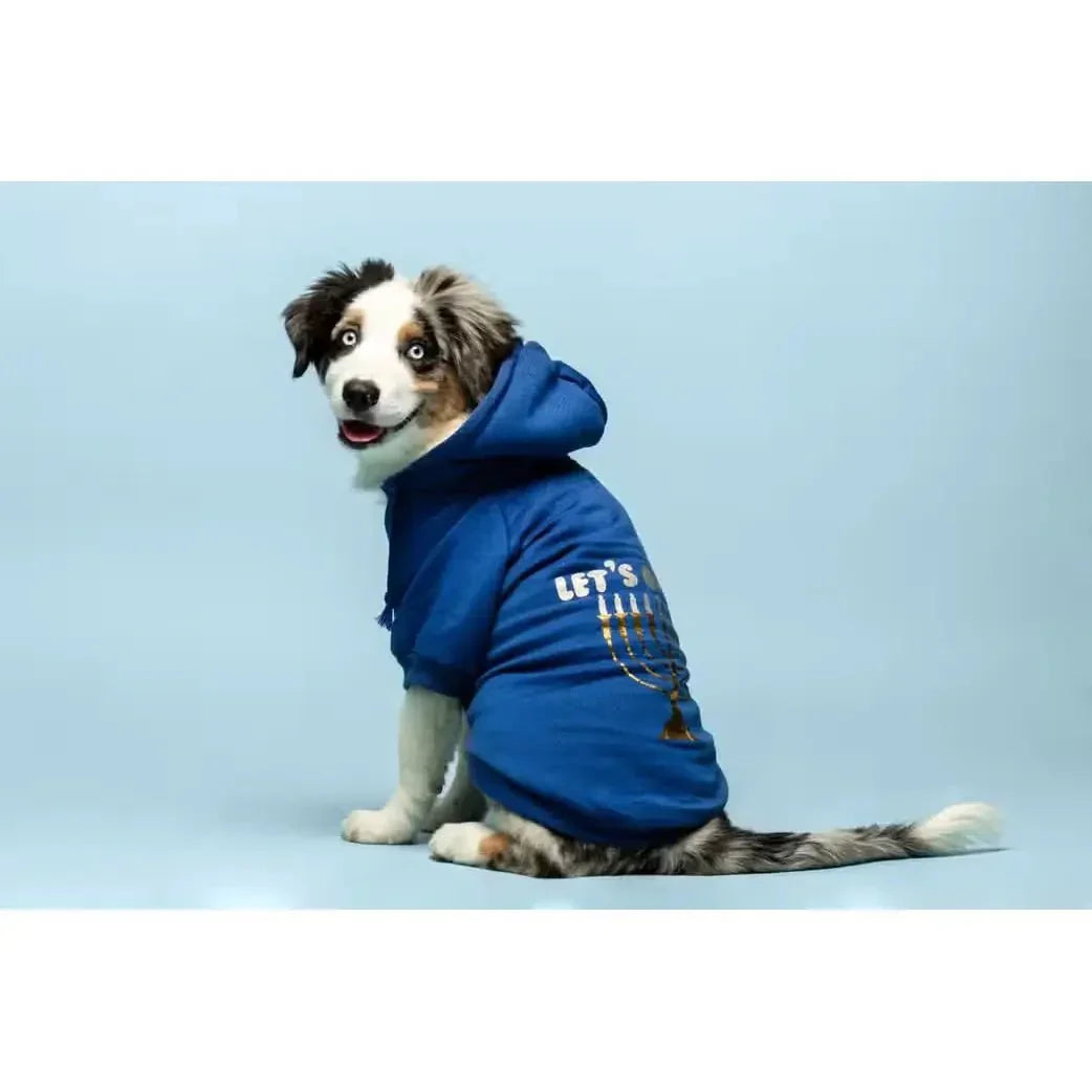 Fabdog Let's Get Lit Hanukkah Dog Hoodie - Talis Us