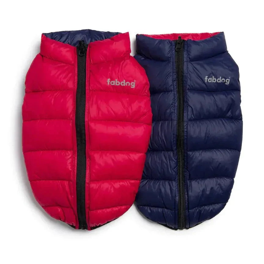 Fabdog Pack N' Go Reversible Dog Puffer Coats - Talis Us