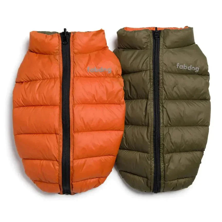 Fabdog Pack N' Go Reversible Dog Puffer Coats - Talis Us