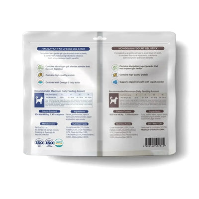 Fabrechew 2 in1 Gel Stick Mongolian Yogurt / Himalayan Yak Dental Care Treats for Dogs - Talis Us