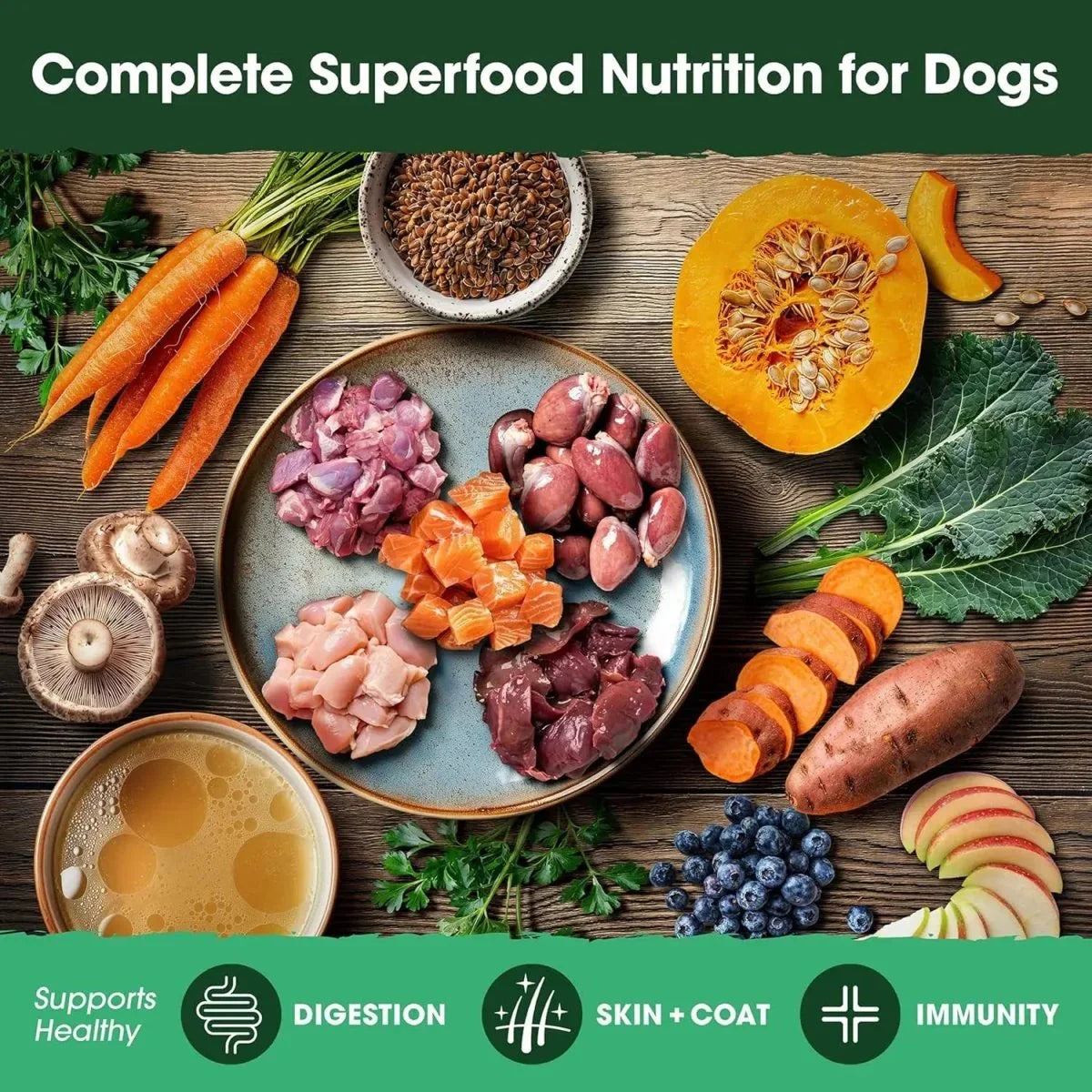 Farmland Traditions The Good List Gently Air Dried Chicken & Bone Broth Dog Food - Talis Us