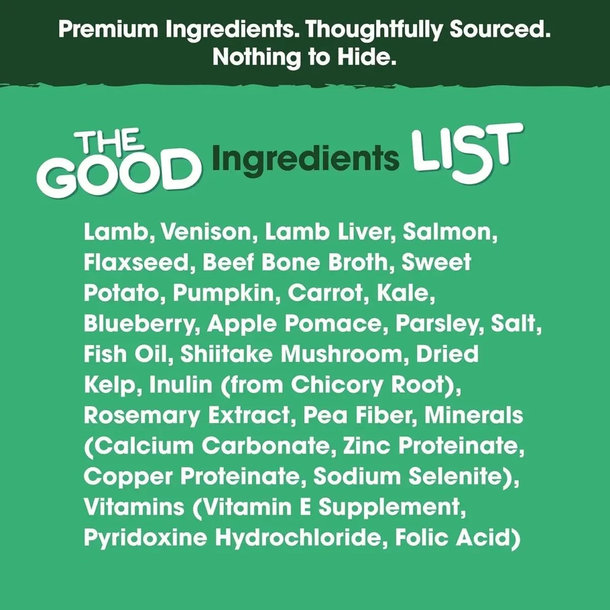 Farmland Traditions The Good List Gently Air Dried Lamb, Venison & Bone Broth Dog Food - Talis Us