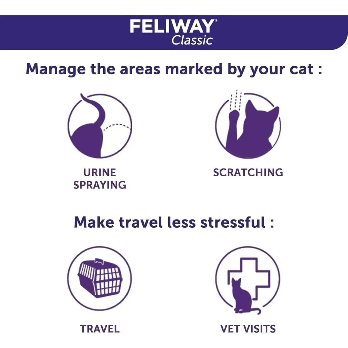 Feliway Classic Cat Calming Pheromone Spray 60 mL - Talis Us