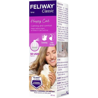 Feliway Classic Cat Calming Pheromone Spray 60 mL - Talis Us