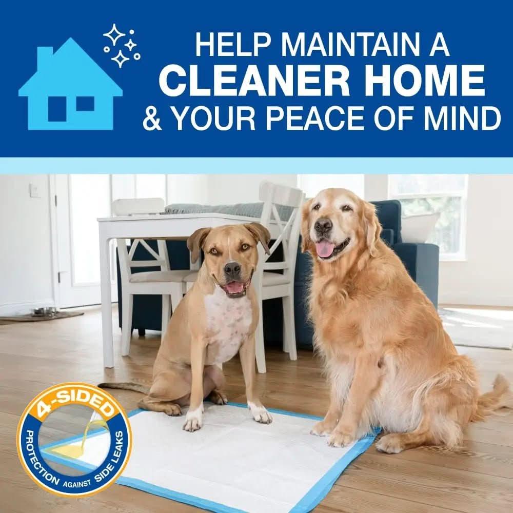 Four Paws Wee - Wee Superior Performance Gigantic Dog Pee Pads with Runoff Edge Guard 28 in X 34 in (40 ct) - Talis Us